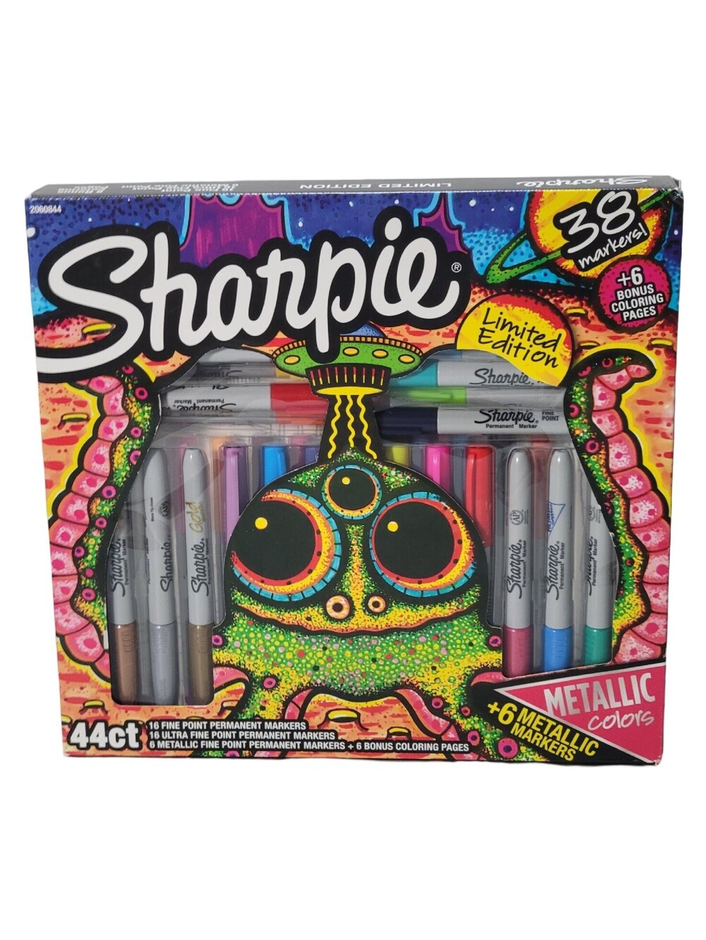 Sharpie Markers 38 Piece Limited Edition + 6 Coloring Pages New Sealed
